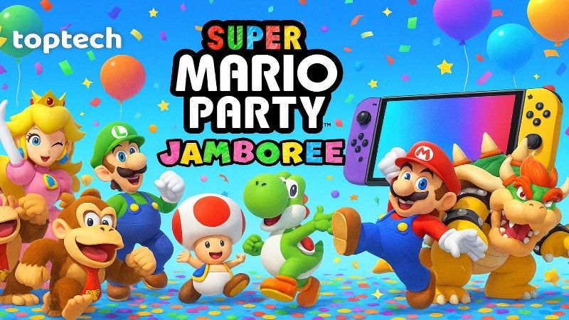 🎉 Gewinnspiel: Zwei Exemplare von Super Mario Party Jamboree – Nintendo Switch 2 Edition + Jamboree TV zu gewinnen! 🎮