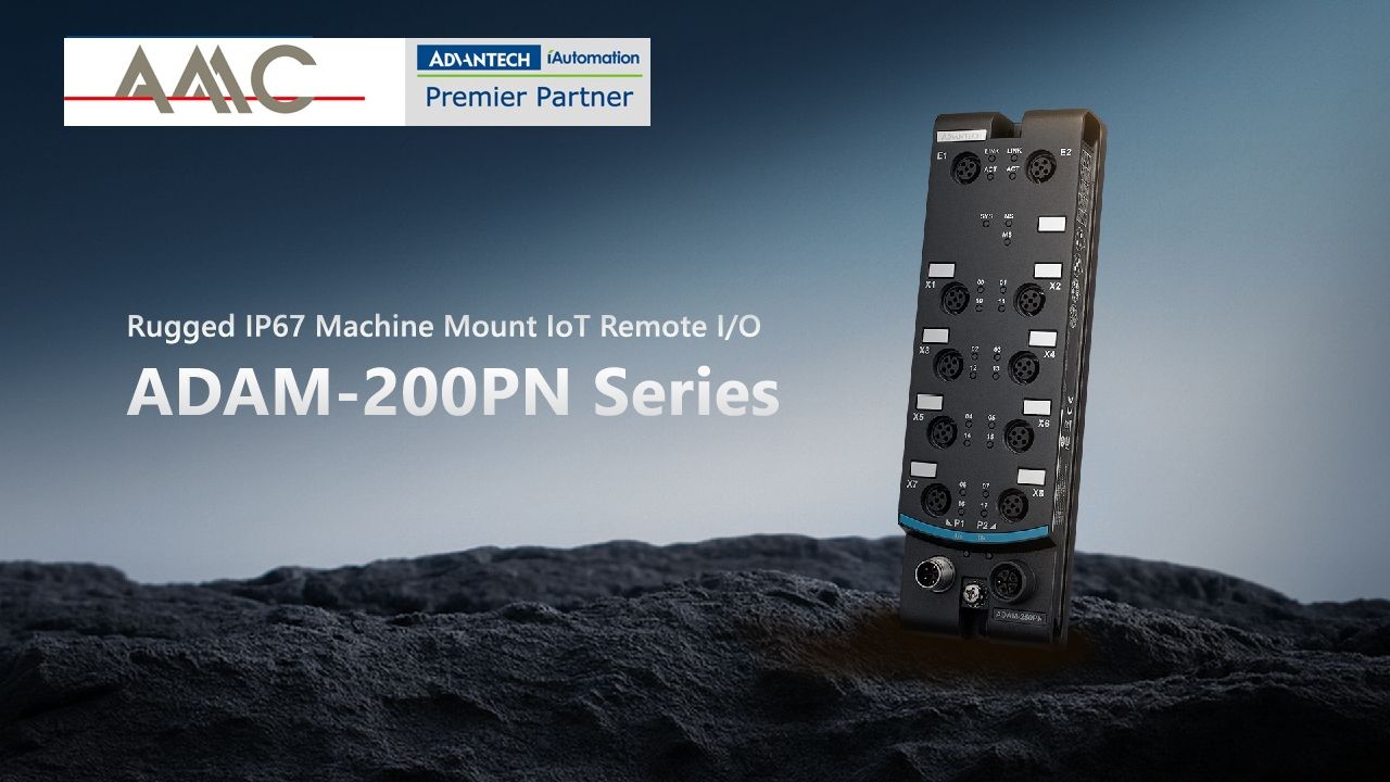 Die neue ADAM-200PN Serie: Robuste IP67 Module IoT-Remote-I/O für Profinet-Anbindung