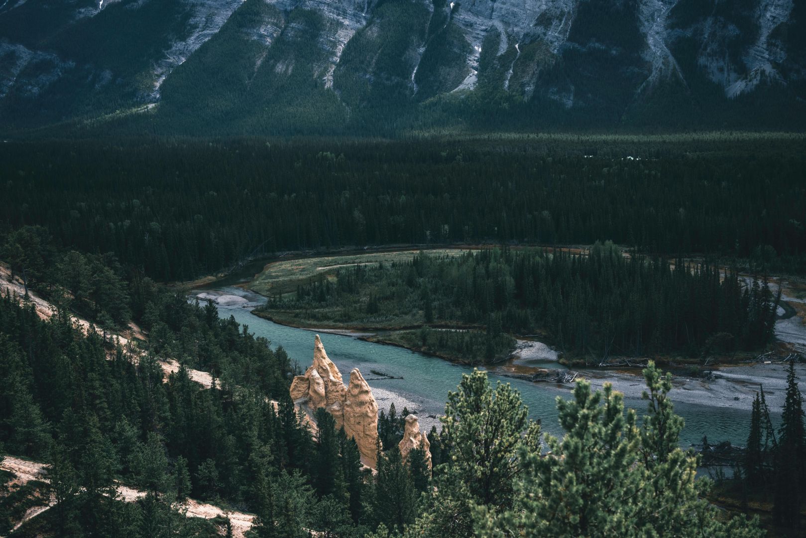 Die Wanderung Zu Den Hoodoos Im Banff Nationalpark