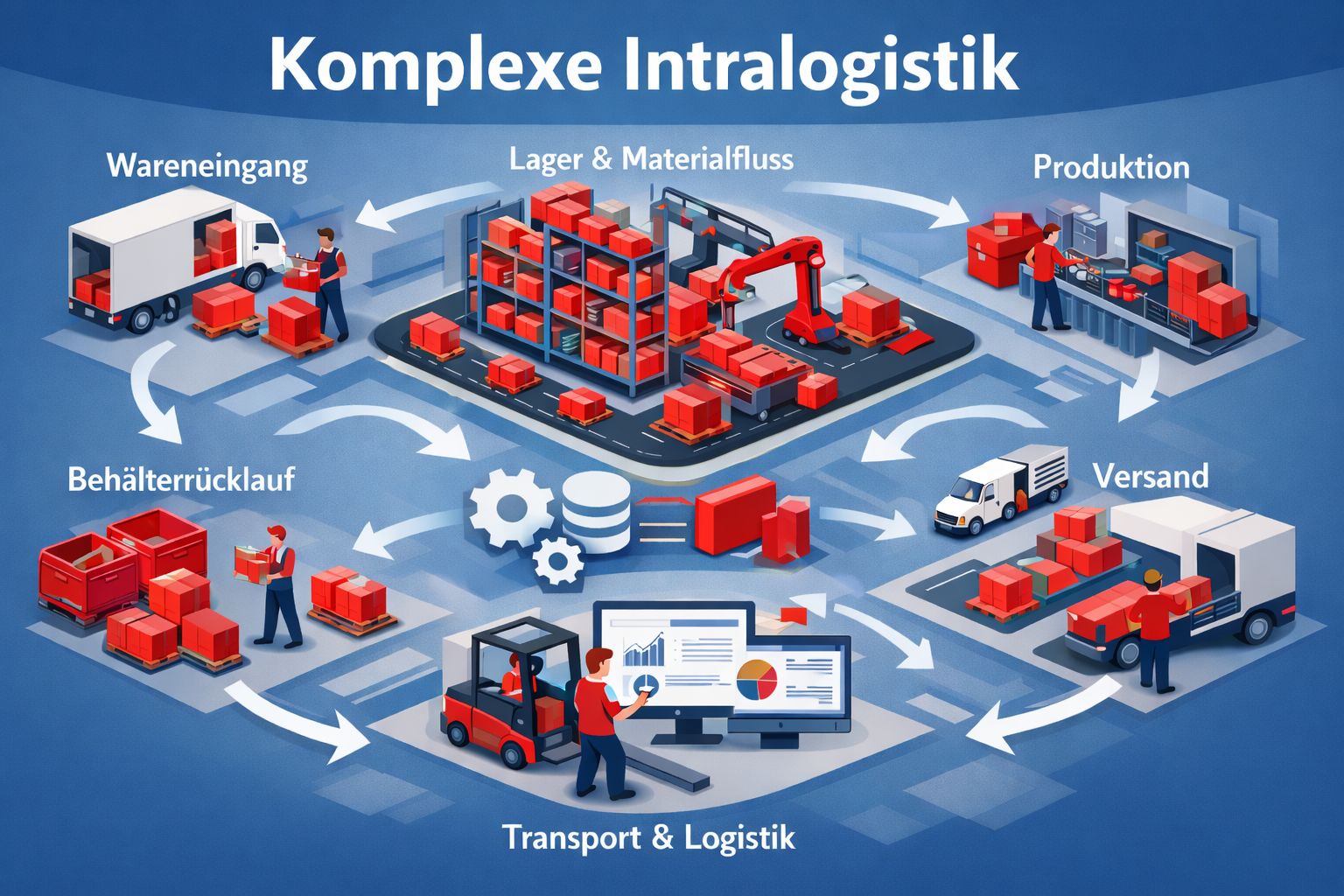 Digitale Intralogistik in der Elektroindustrie – Effizienter Materialfluss und Prozessautomatisierung mit COSYS