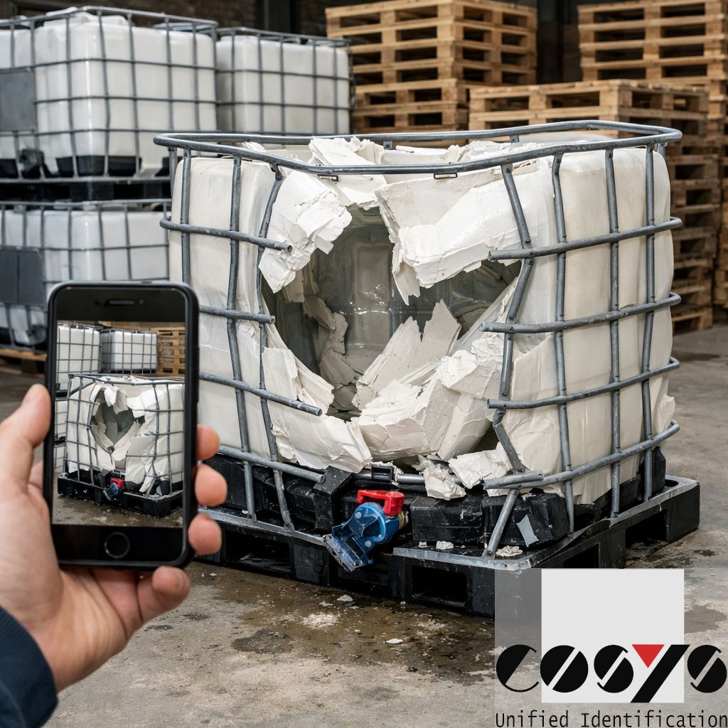 Digitale Transparenz für Ihre Behälterprozesse: COSYS Behältermanagement mit integrierter Fotodokumentation zur Schadenserfassung