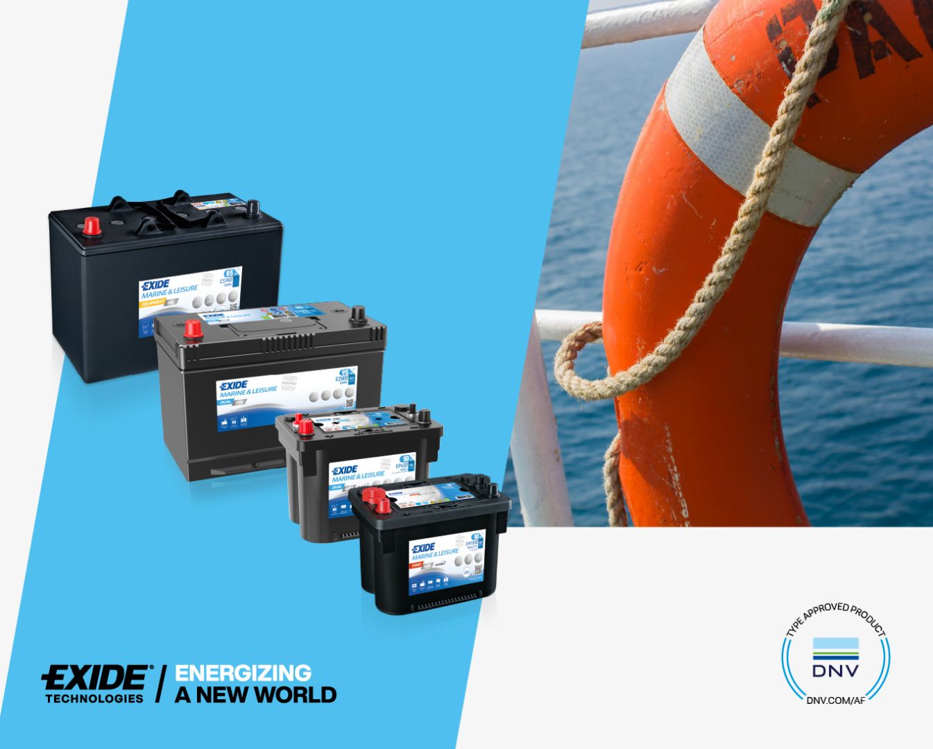 DNV-Typenzertifizierung für Marine & Leisure Batterien von Exide Technologies erneuert