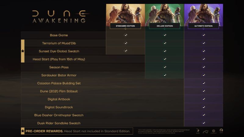 Dune: Awakening – Alles zur Vorbestellung und was es kostet