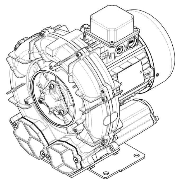 E04‑MS‑MOR – 0,75 kW für kompakte und effiziente Luftprozesse