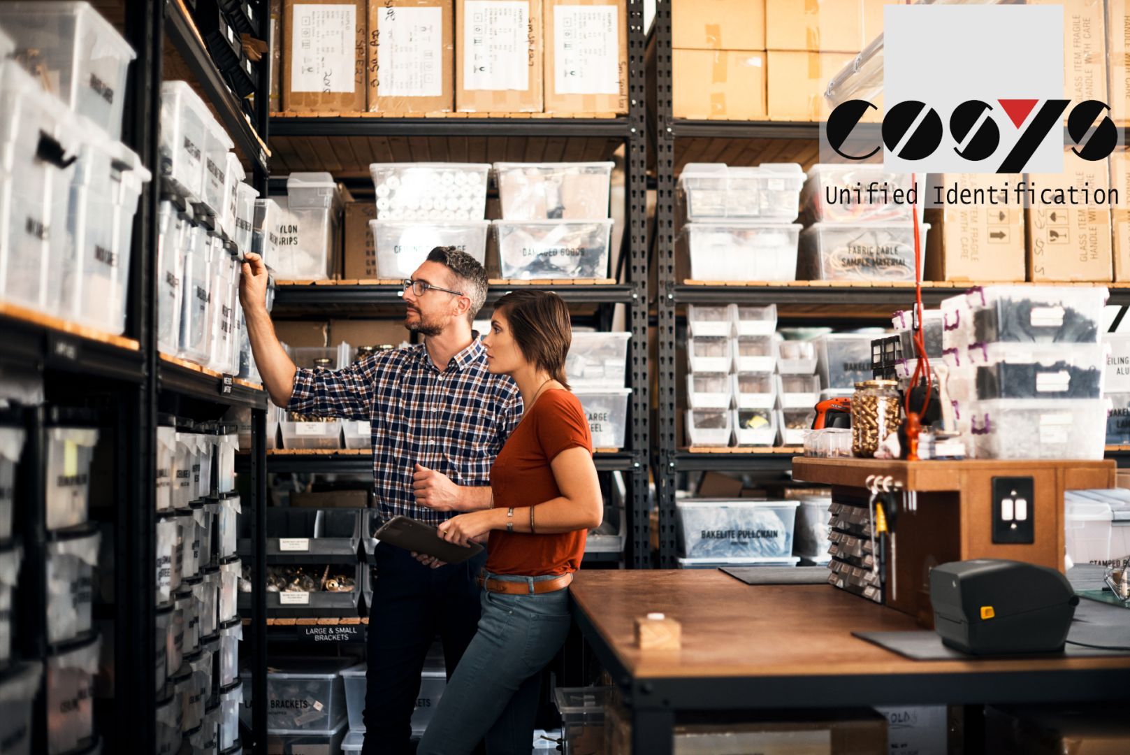 Effiziente Verwaltung von Ersatzteillagern in der Fertigung mit COSYS