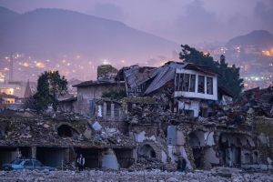 Eingestürzte Gebäude in der Türkei