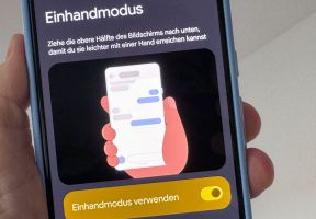 Einhandmodus bei Android