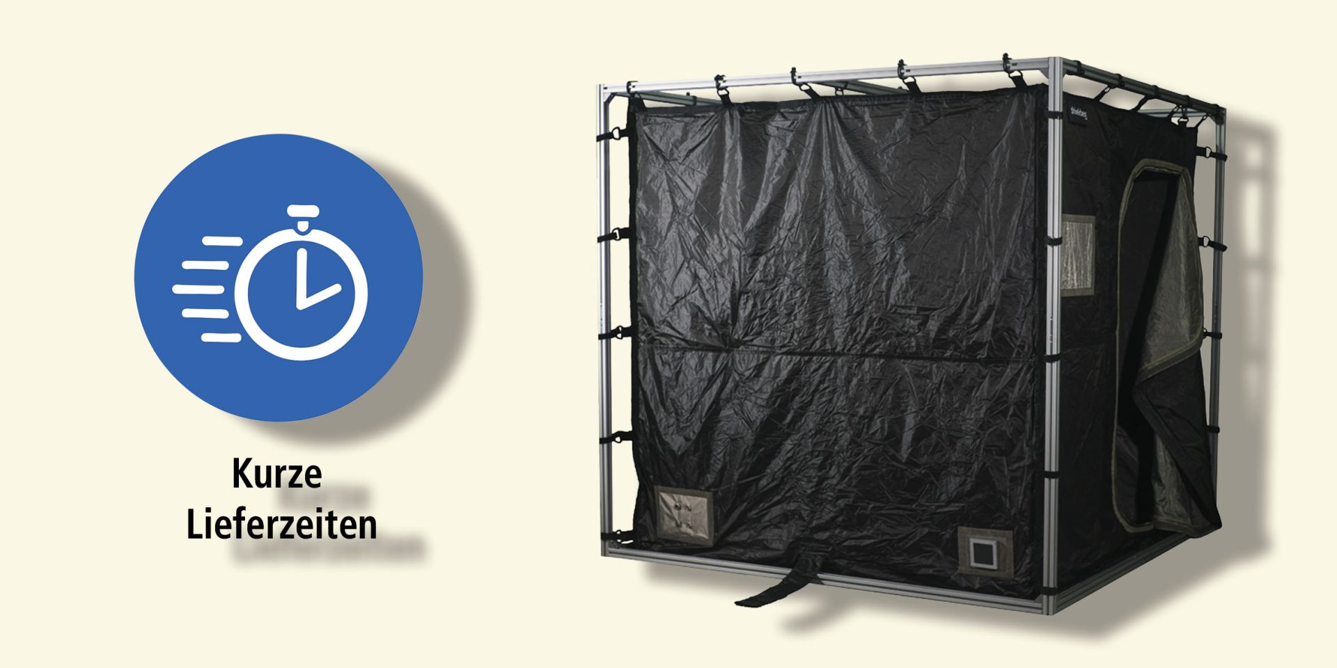 EMV-Zelte für mobile und flexible Abschirmung – Jetzt mit schneller Verfügbarkeit und Testmöglichkeit