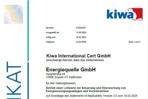 Energiequelle GmbH besteht Audit für die ISO/IEC 27001:2022