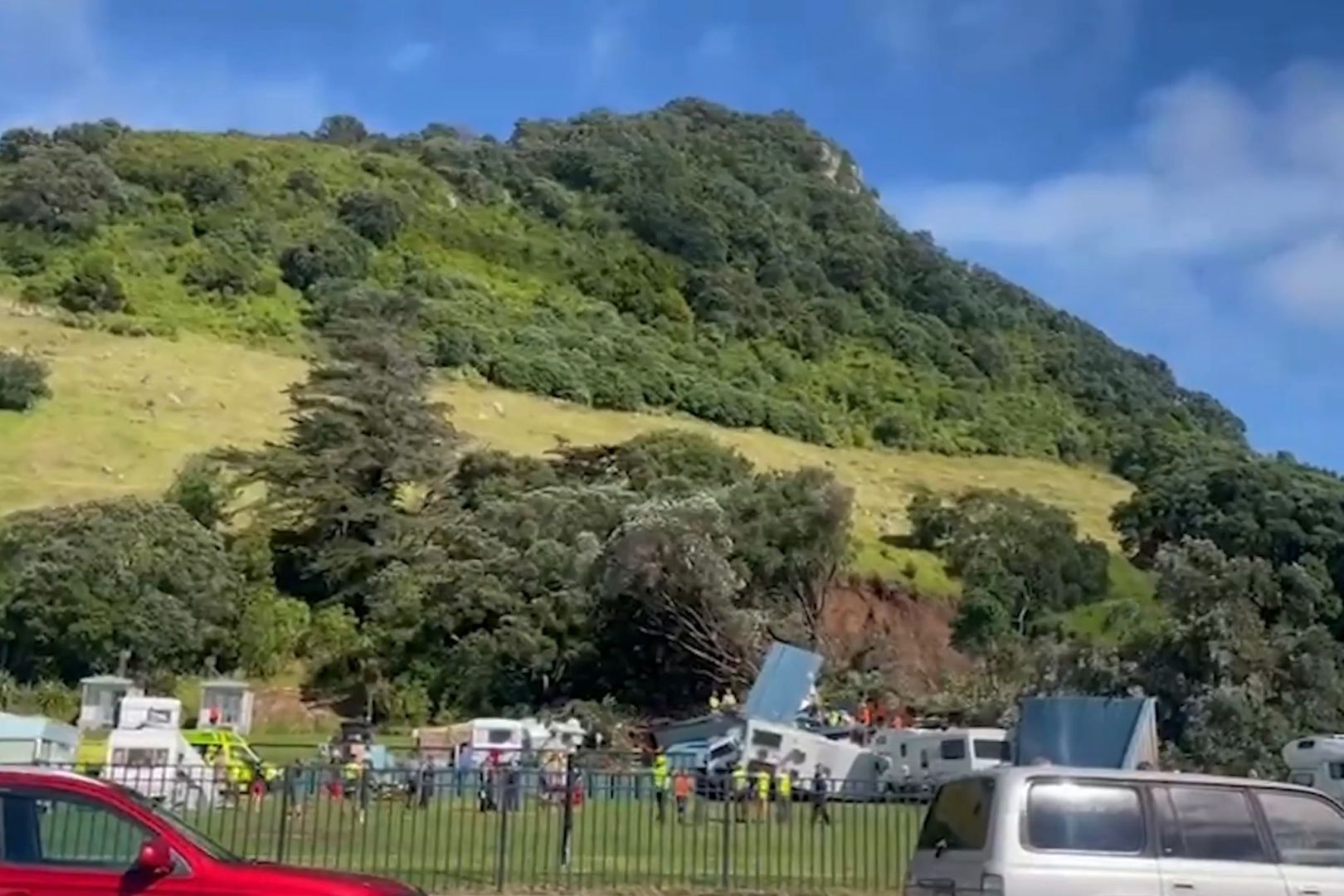 Erdrutsch in Neuseeland