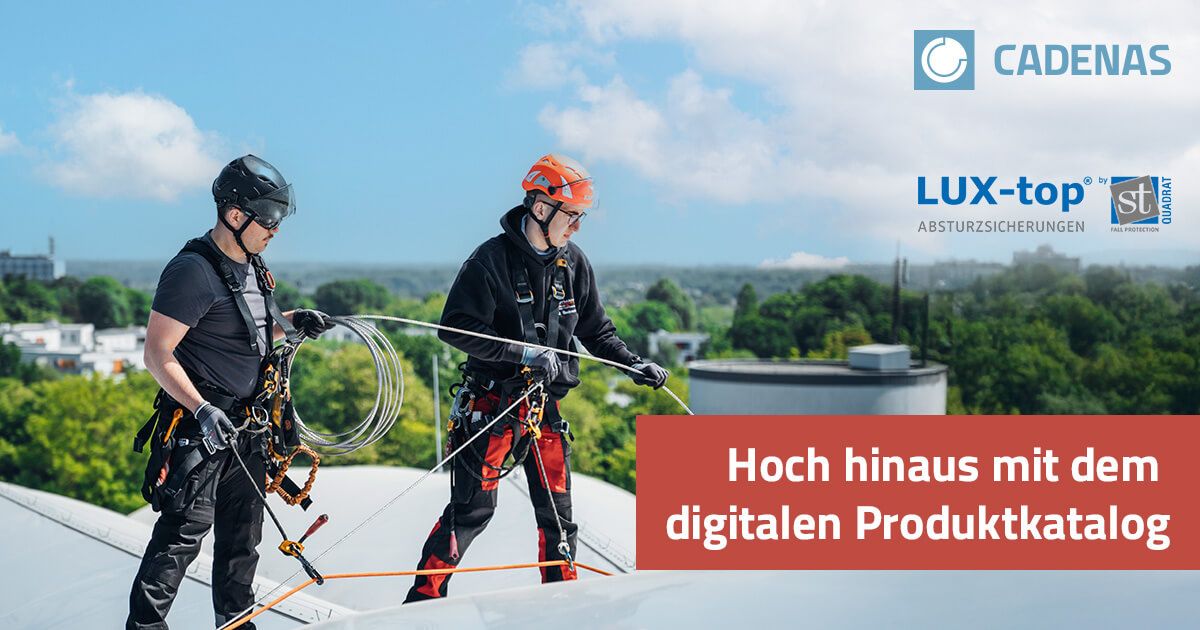 Es geht hoch hinaus mit dem eCATALOG 3Dfindit und LUX-top