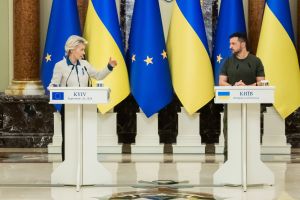 EU-Kommissionspräsidentin von der Leyen in der Ukraine