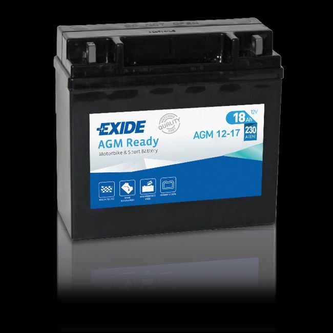 Exide Technologies erweitert die „ready-to-go“-Reihe „Motorbike & Sport AGM Ready“