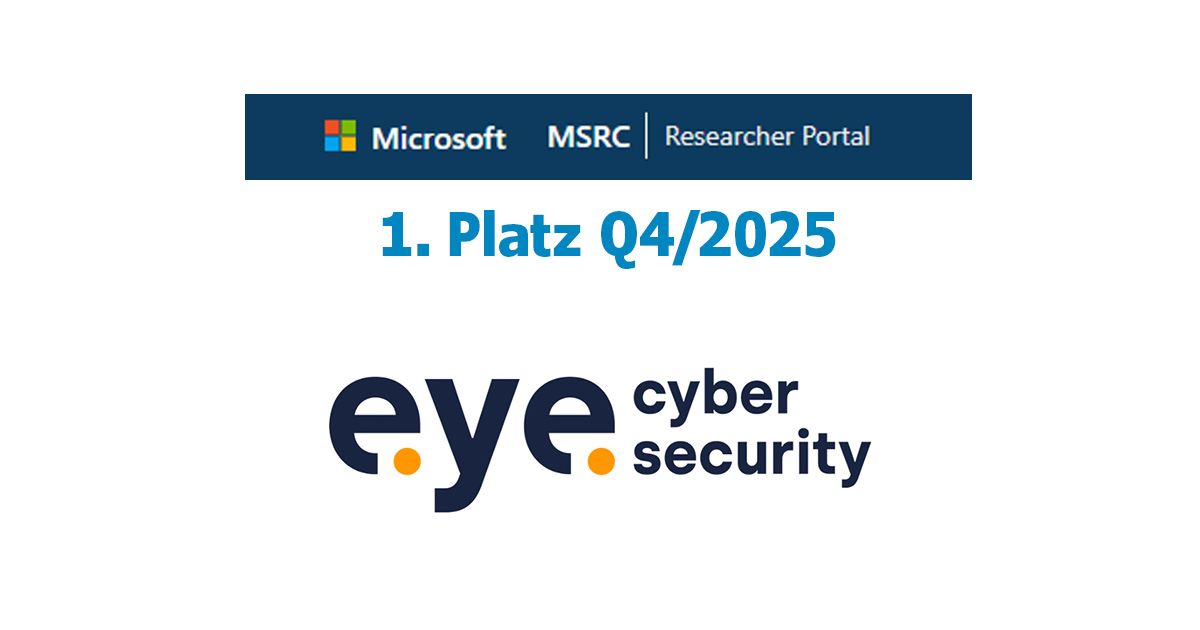 Eye Security belegt Platz 1 des Microsoft-Rankings und bringt Weltklasse-Cybersicherheit mit aconitas GmbH in den Mittelstand