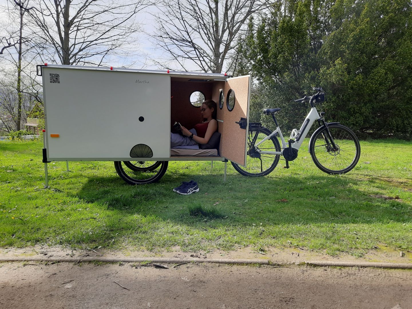 Fahrrad-Wohn-Wagen „Martha“ von maxmess-design
