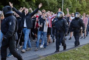 Fans und Polizei