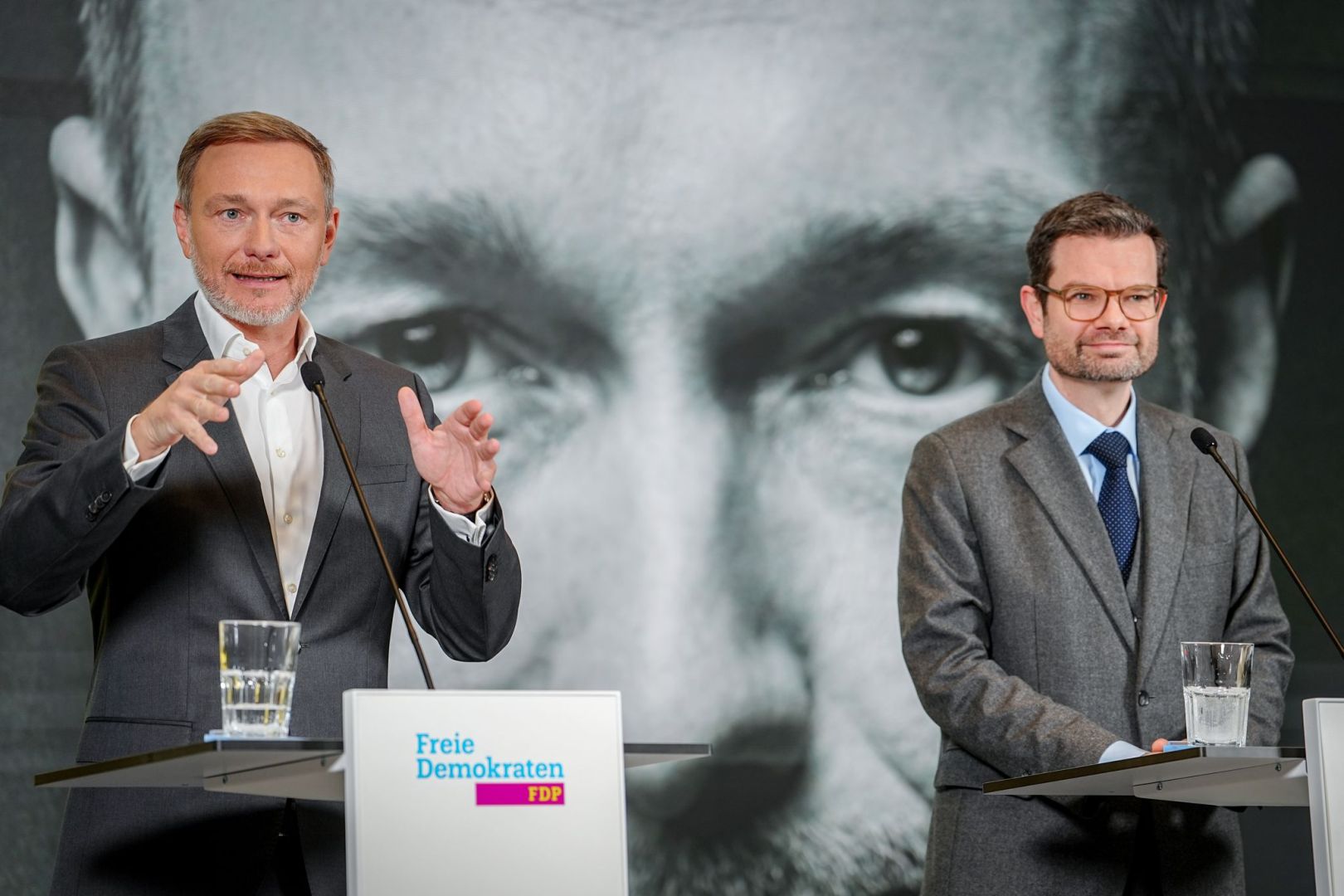 FDP-Chef Lindner und sein designierter Generalsekretär Buschmann