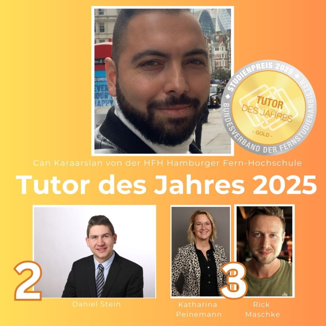 Fernstudierende haben gewählt: Can Karaarslan ist „Tutor des Jahres 2025“