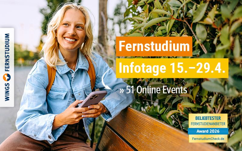 Fernstudium Infotage vom 15.- 29. April