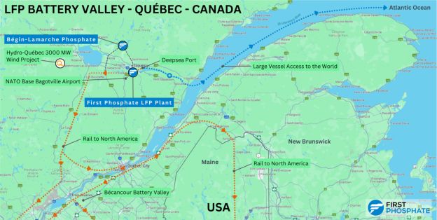 First Phosphate begrüßt die Debatte über die Erschließung der sauberen magmatischen Phosphatvorkommen in Quebec im Vorfeld der kanadischen Parlamentswahl