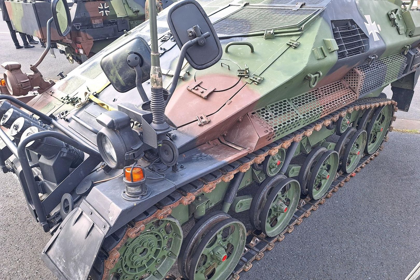 Flugabwehrsystem Ozelot auf Basis des Waffenträgers Wiesel 2 (Archiv)