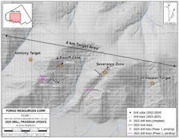 Forge Resources gibt sichtbares Gold und fortgesetzte Porphyr-Mineralisierung im Projekt Alotta, Yukon, bekannt
