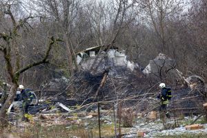 Frachtflugzeug aus Leipzig stürzt auf Wohngebäude in Litauen