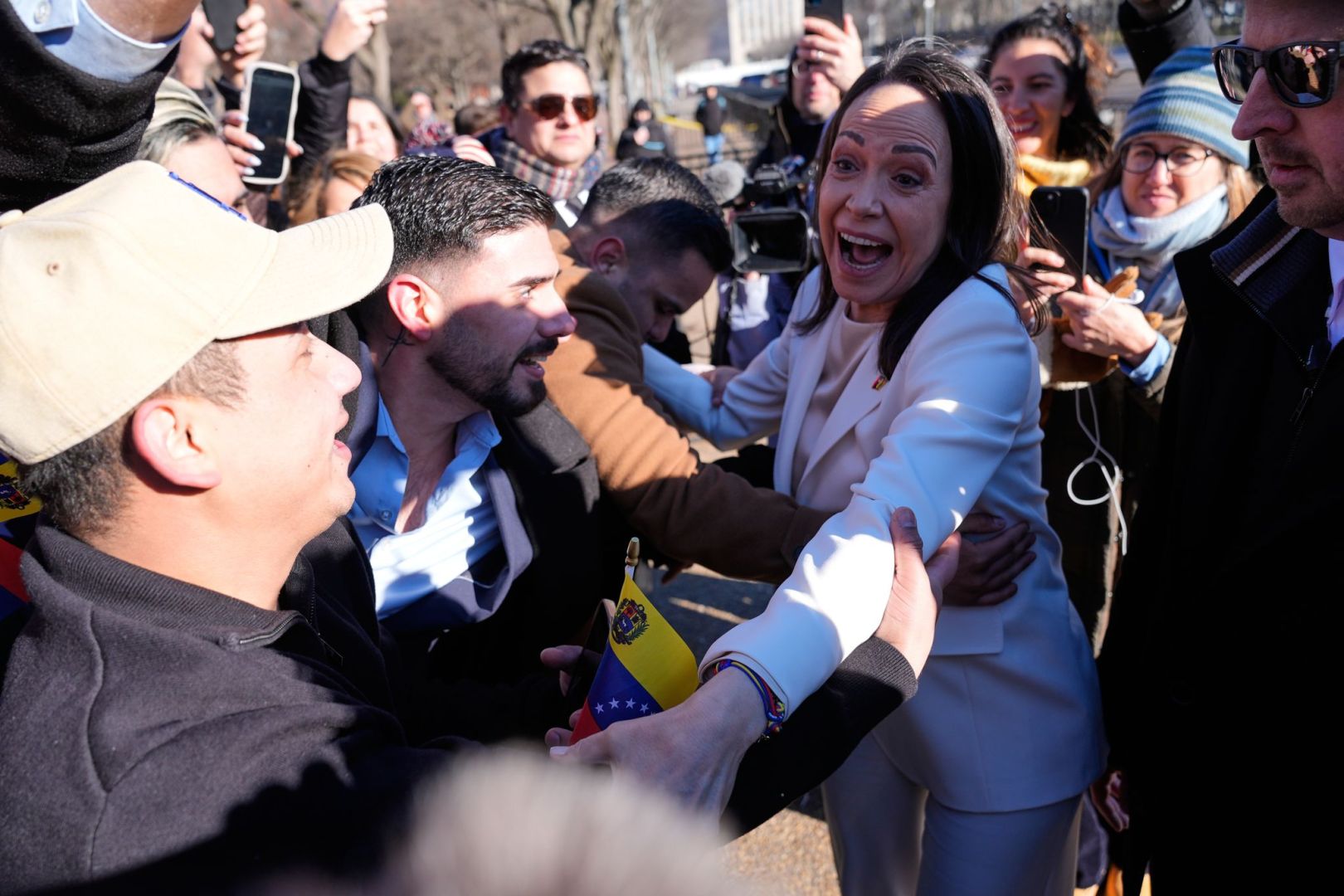 Friedensnobelpreisträgerin Machado im Weißen Haus