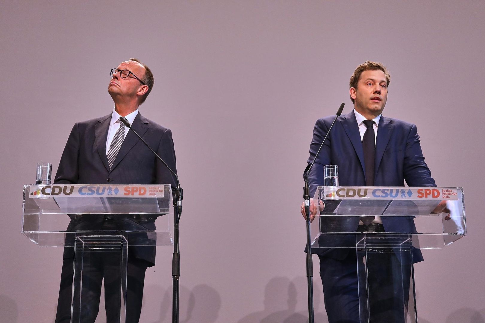 Friedrich Merz, Lars Klingbeil (Archiv)