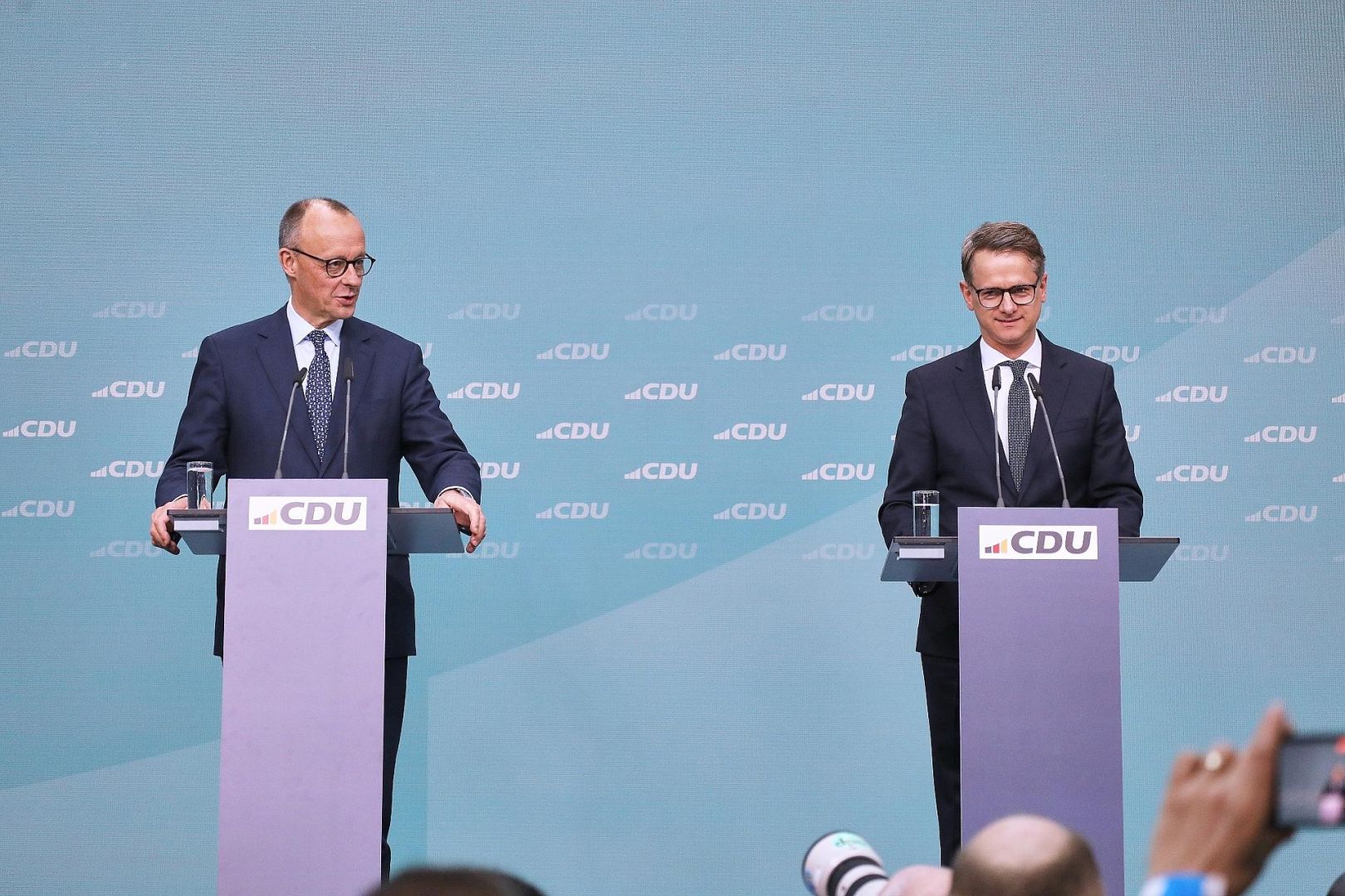 Friedrich Merz und Carsten Linnemann (Archiv)