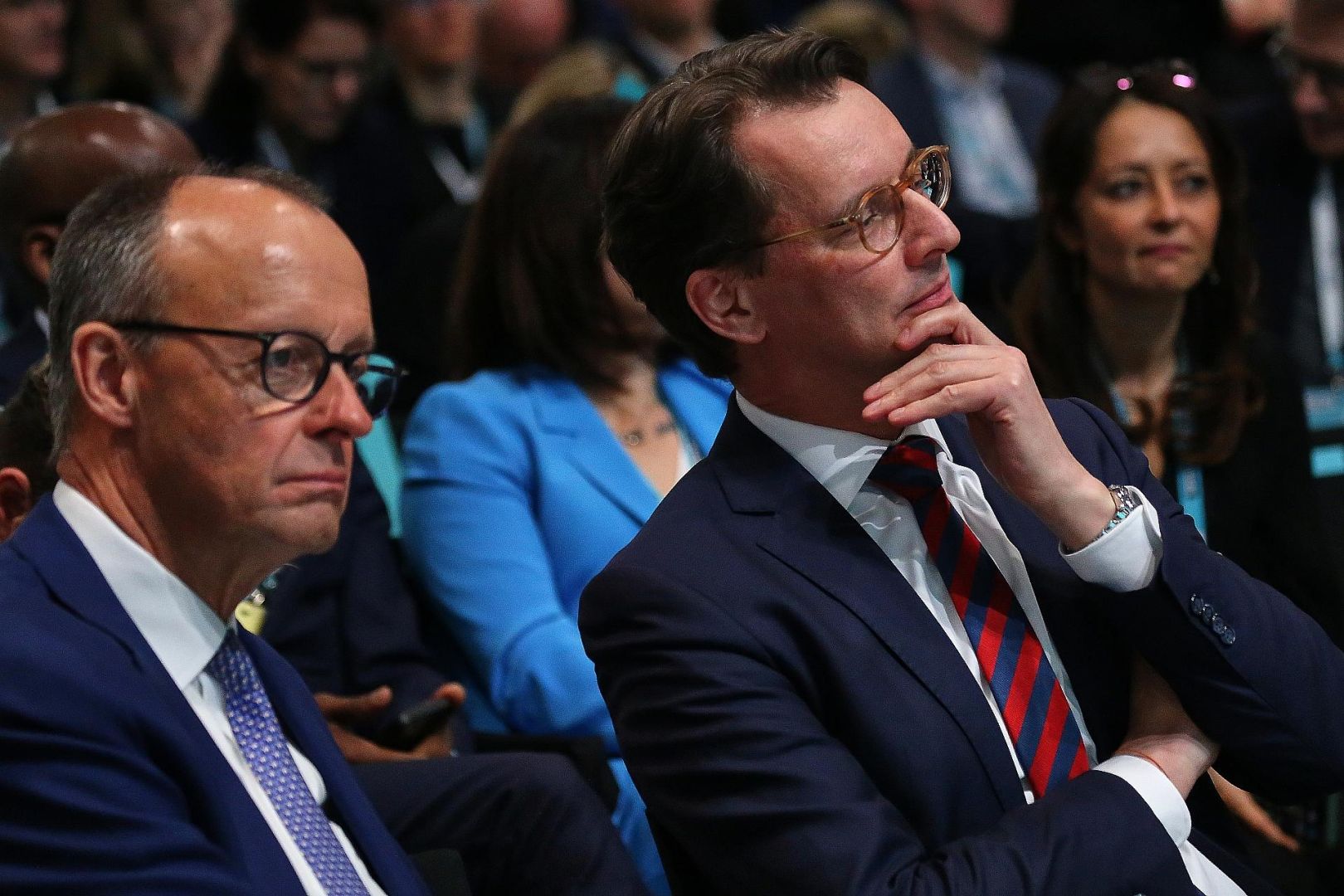 Friedrich Merz und Hendrik Wüst (Archiv)