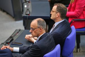 Friedrich Merz und Jens Spahn am 06.05.2025
