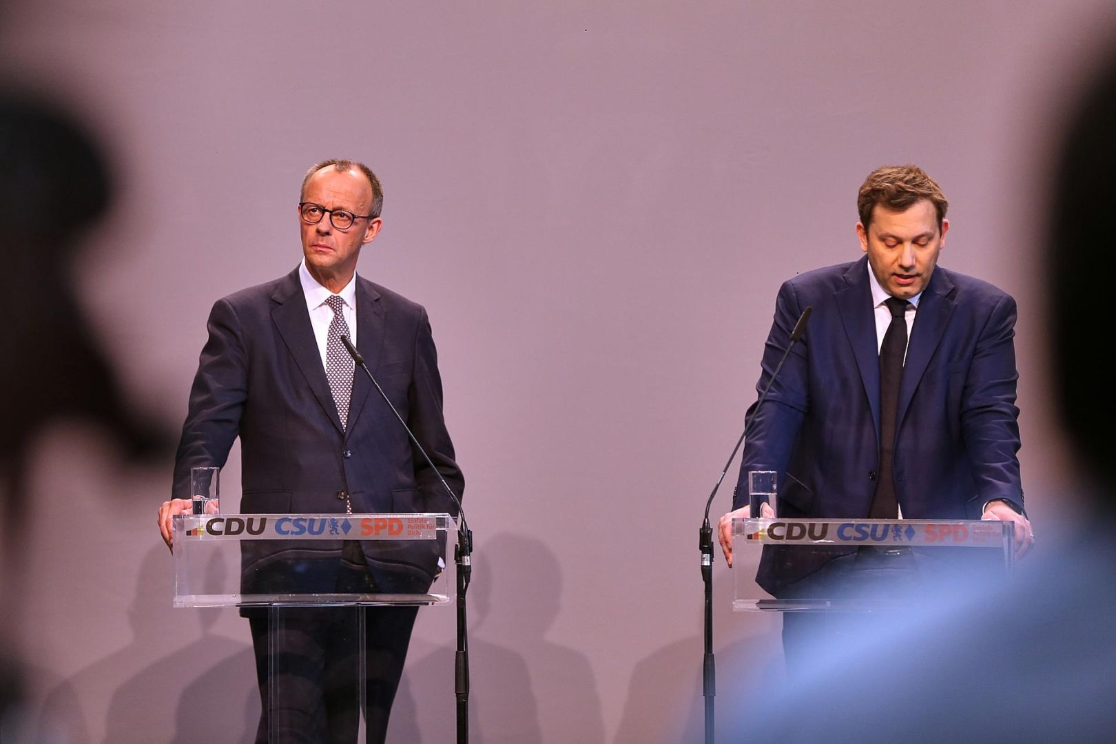 Friedrich Merz und Lars Klingbeil am 09.04.2025
