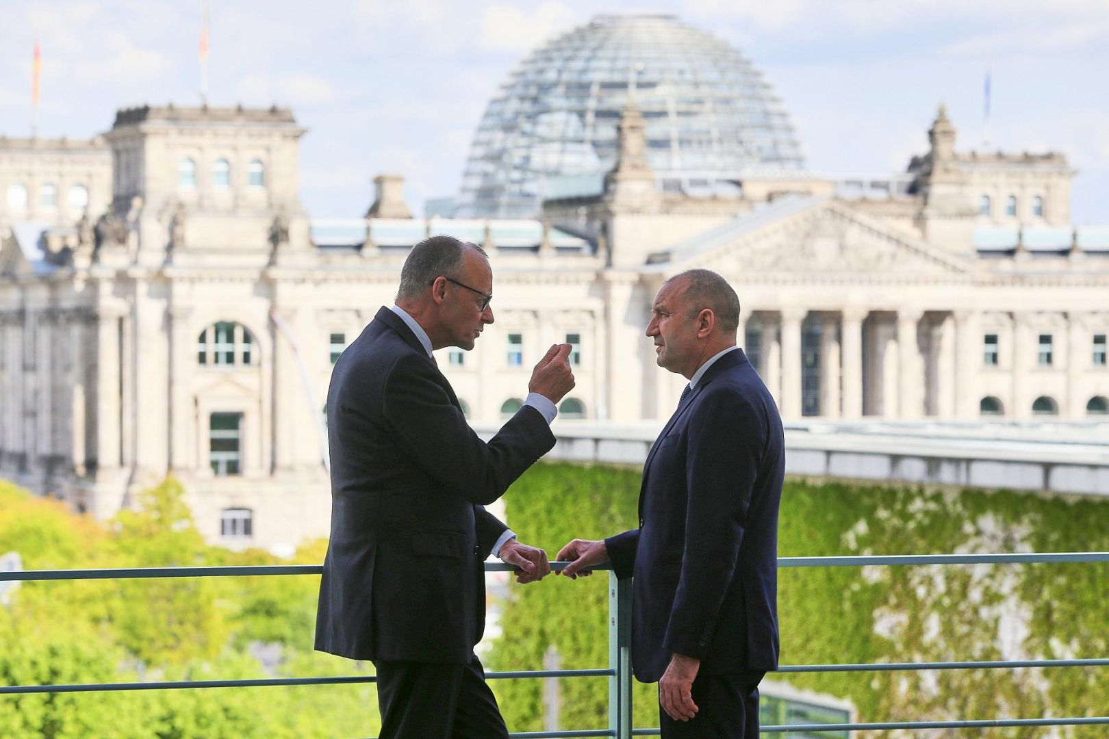 Friedrich Merz und Rumen Radew am 18.05.2026
