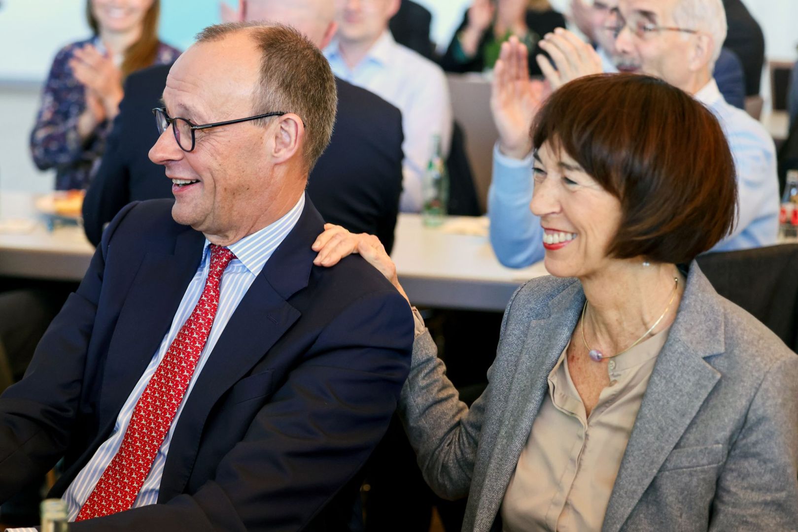 Friedrich Merz und seine Frau Charlotte 