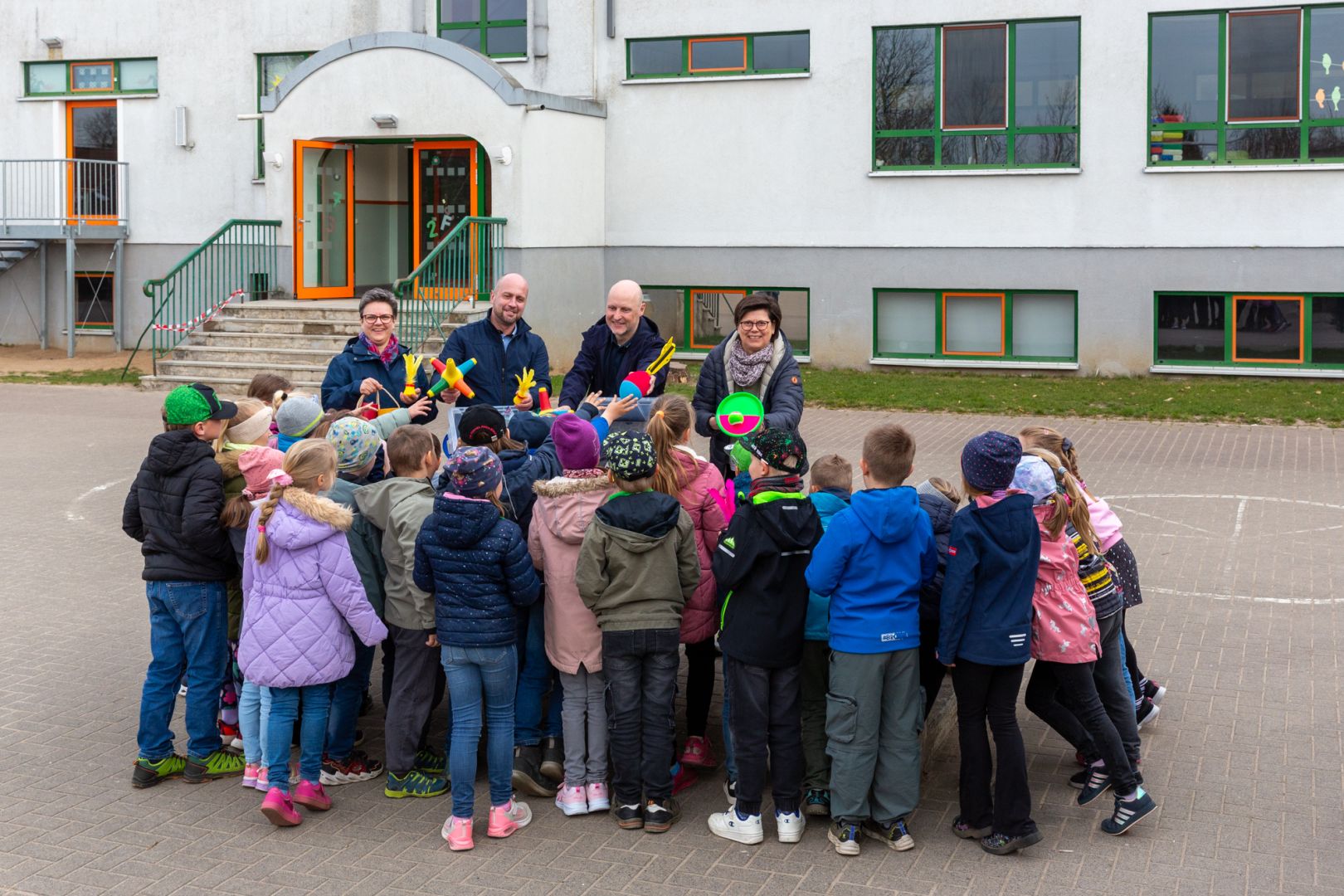 Fröhliches Kinderlachen in der Grundschule Brüsewitz