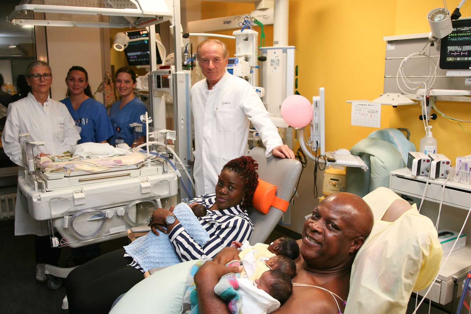 Fünflinge in Berlin geboren