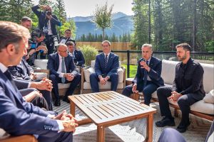 G7 treffen mit Selenskyj zusammen am 17.06.2025