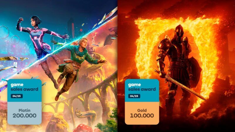 game Sales Awards im April