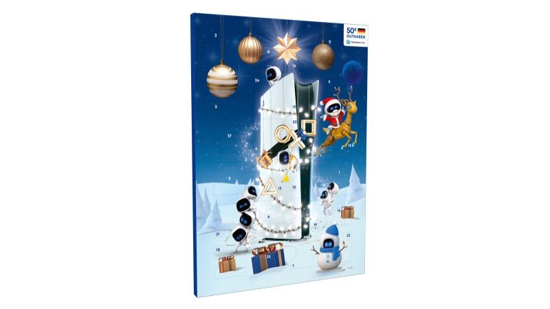 Gaming für jeden Tag: PlayStation Guthaben-Adventskalender 2025 ab sofort im Handel