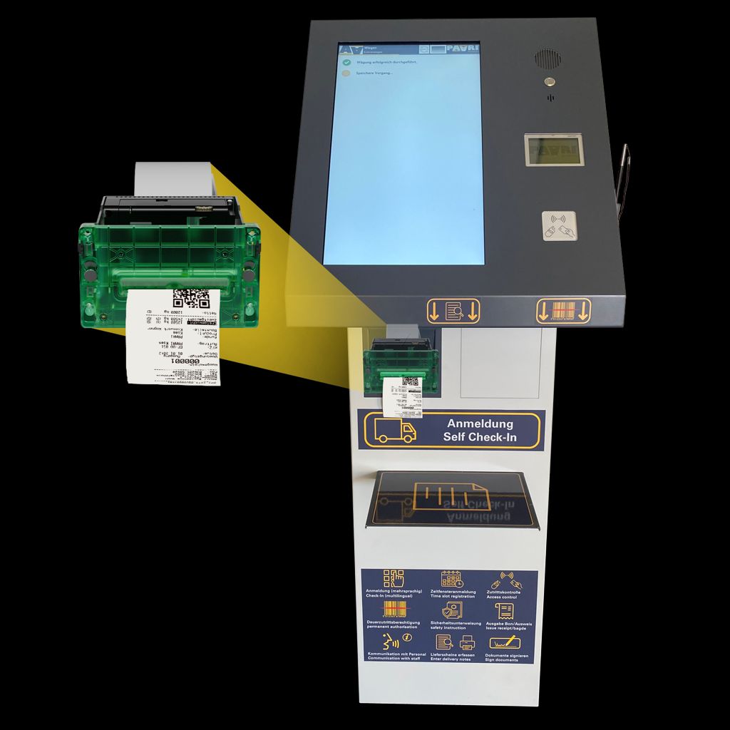 GeBE Thermodrucker in neuesten PAARI SB-Terminals