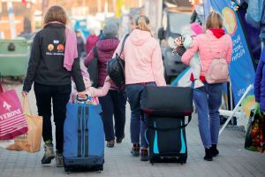 Geflüchtete Frauen und Kinder aus der Ukraine