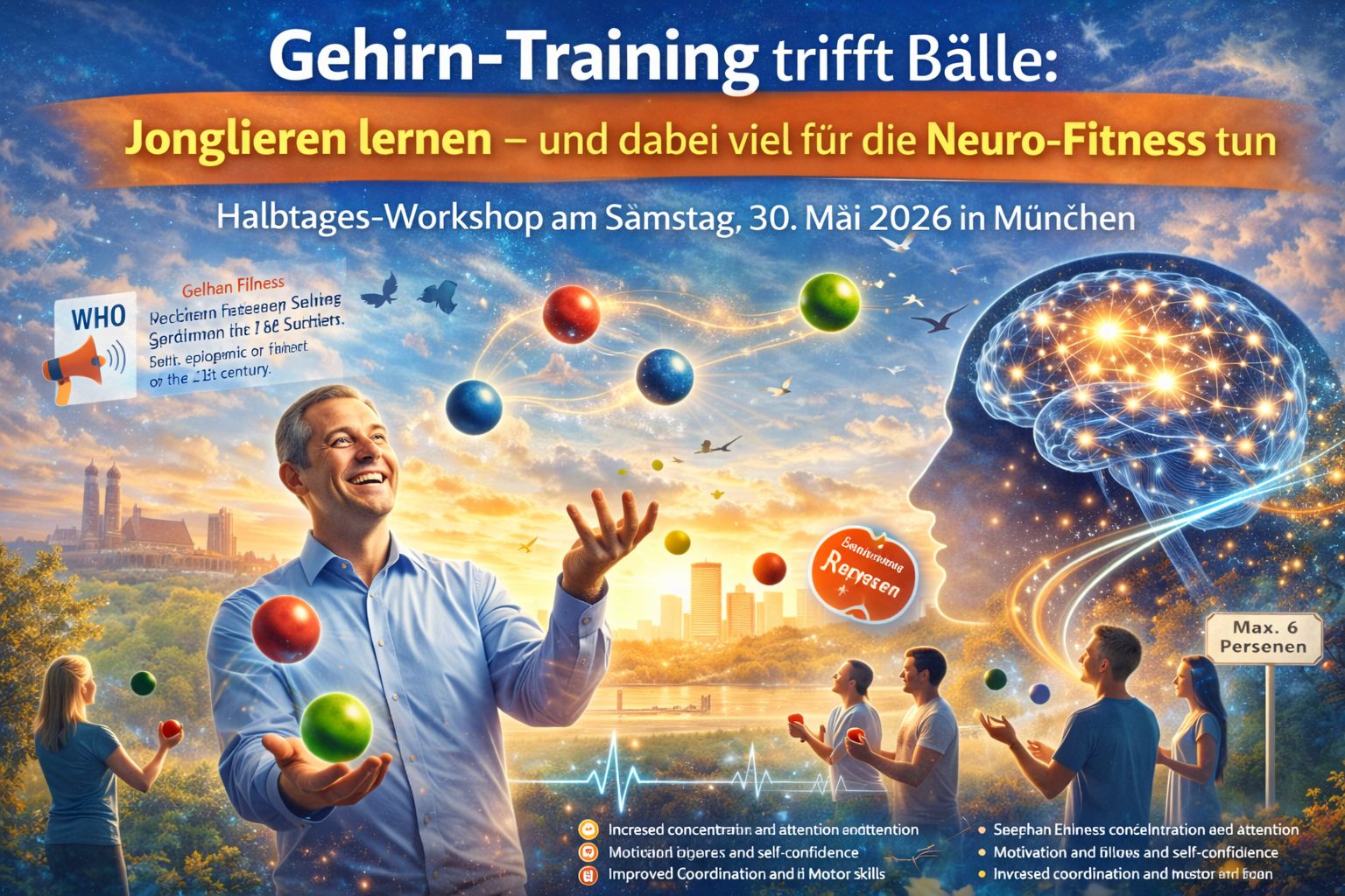 Gehirn-Training trifft Bälle: Jonglieren lernen – und dabei viel für die Neuro-Fitness tun