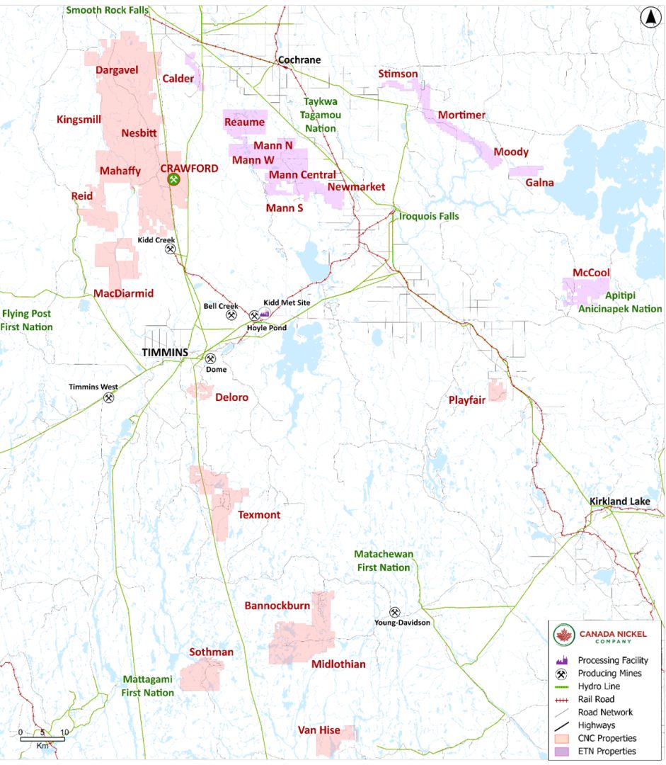 GeoRedox und Canada Nickel starten ein einzigartiges geologisches Wasserstoffprogramm im Rahmen des Crawford-Nickel-Projekts in Timmins, Ontario