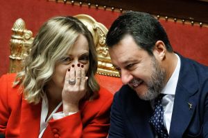 Giorgia Meloni und Matteo Salvini