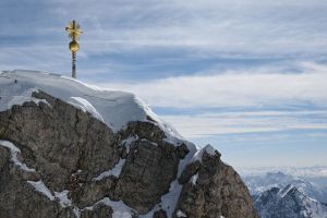 Gipfelkreuz der Zugspitze