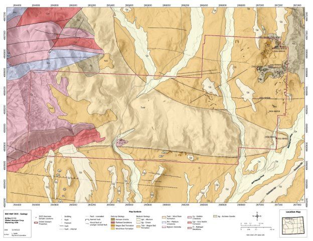Global Uranium Corp. meldet Abschluss der geologischen Kartierungen beim Projekt Airline in Wyoming