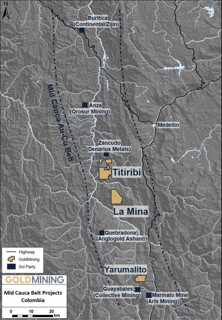 GoldMining startet Explorationsbohrprogramm für 2026 in seinem Gold-Kupfer-Projekt Yarumalito in Kolumbien