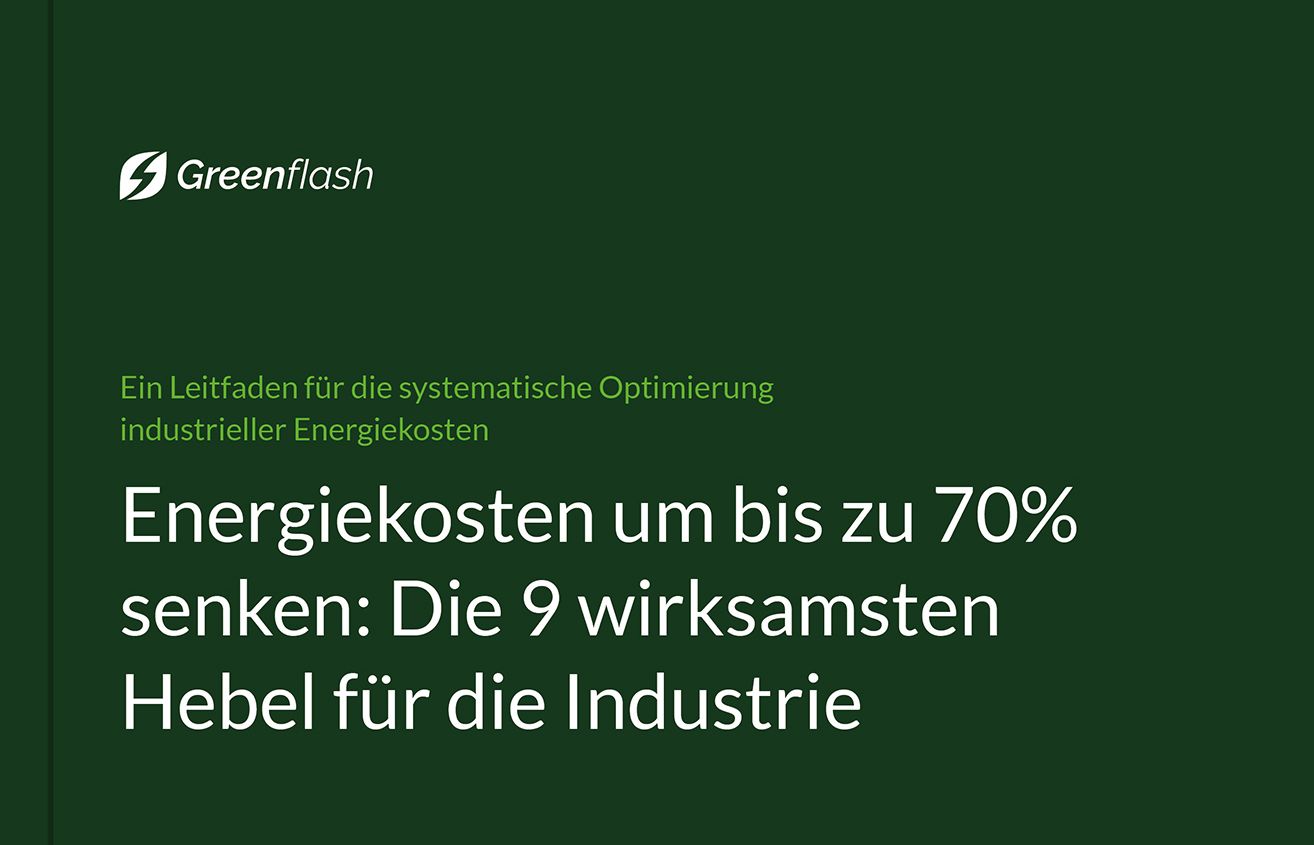 Greenflash veröffentlicht Leitfaden zur systematischen Senkung industrieller Energiekosten