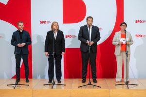 Gremiensitzung SPD - Pressekonferenz
